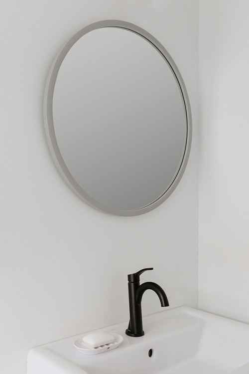 Зеркало hub, D61 см, серое (62833)