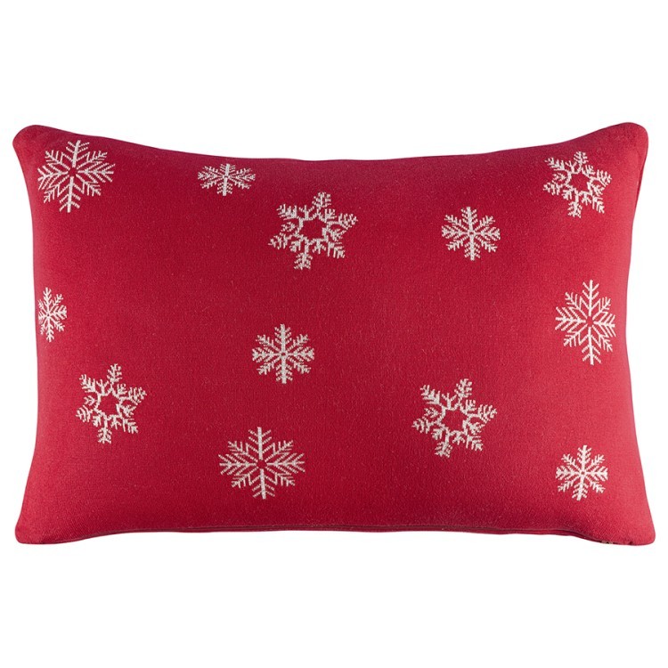 Подушка вязаная с новогодним рисунком fancy doggy из коллекции new year essential, 40х60 см (76787)