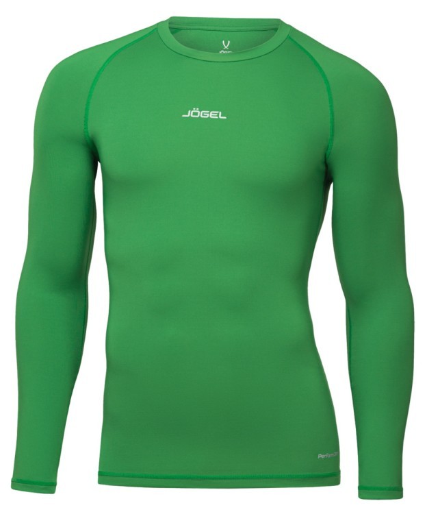 Футболка компрессионная с длинным рукавом JÖGEL CAMP PerFormDRY Baselayer LS Tee, зеленый (2125150)
