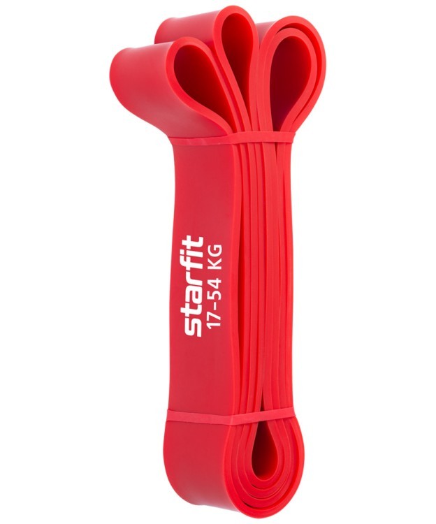 Эспандер многофункциональный ES-802 ленточный, 17-54 кг,  208х4,4 см, красный (732670)