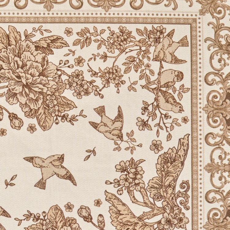 Набор салфеток из 2-х шт "royal garden",40х40см, 100% хлопок ,бежевый ,твил, (850-754-8) 