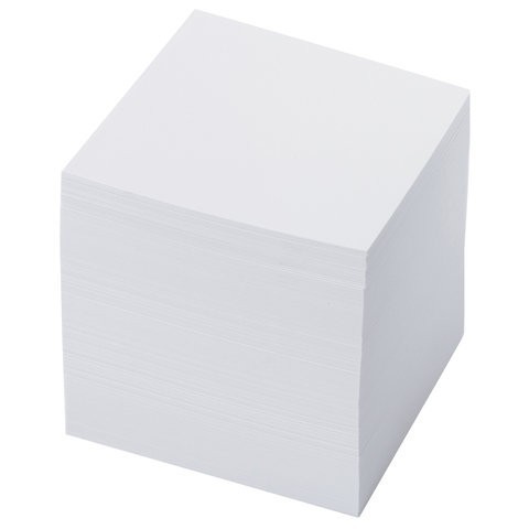 Блок для записей Brauberg куб 9х9х9 см белый 122340 (6) (85469)