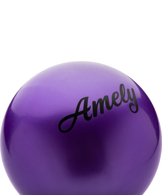 Мяч для художественной гимнастики AGB-101, 19 см, фиолетовый (402271)