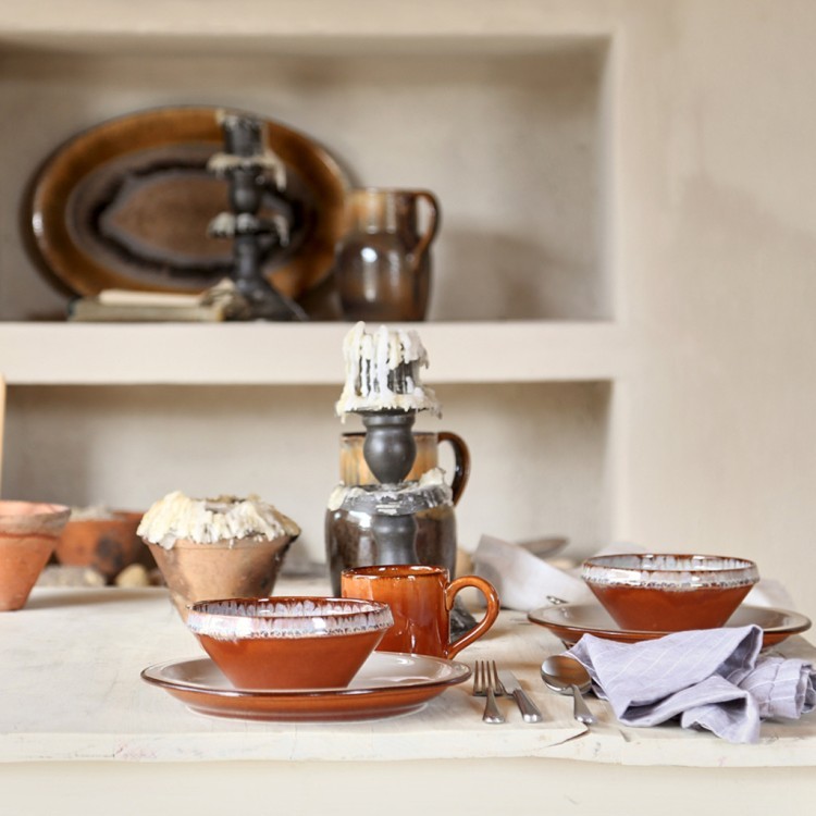 Тарелка AP251-CAR(AP251-00519U), 25.2, керамика, caramel, CASAFINA BY COSTA NOVA
