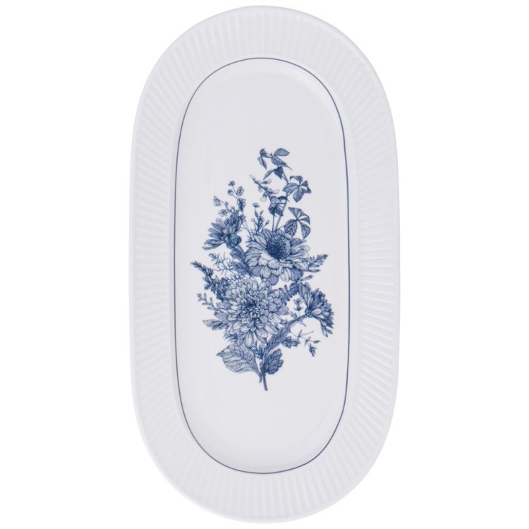 Блюдо овальное lefard "royal blue" 30*16,5*2,5 см Lefard (425-091)