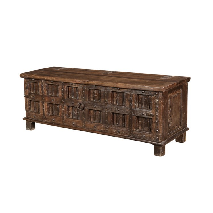 Сундук XIX век, Индия PR45380/2, Массив манго, natural, ROOMERS ANTIQUE