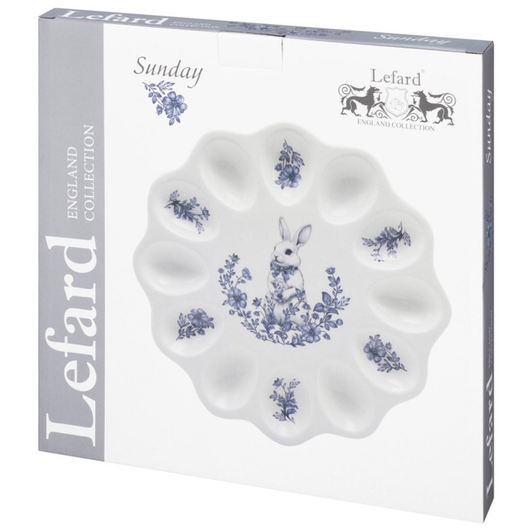 Блюдо для 12 яиц lefard "sunday" 27,5*2 см Lefard (358-2371)