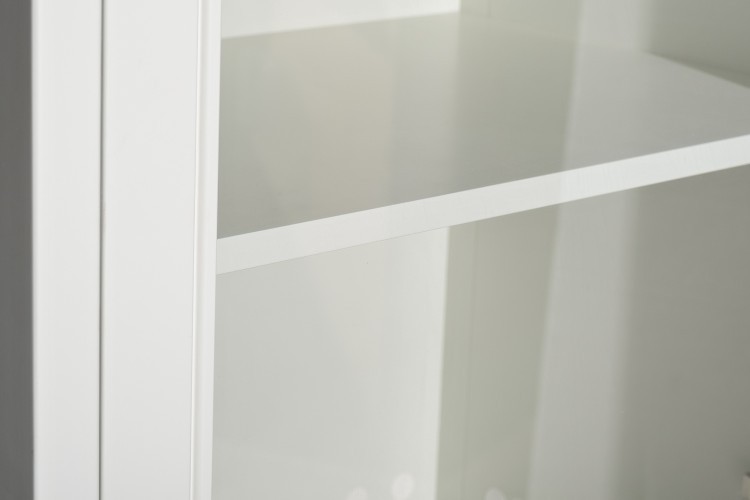 Шкаф-витрина 1 стеклянный фасад с тумбой прикроватной с 2-мя ящиками (TT-00016860)