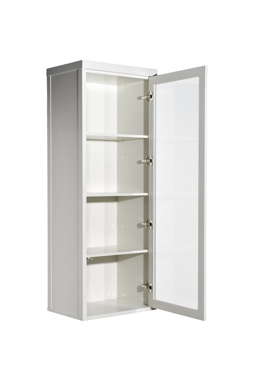 Шкаф-витрина 1 стеклянный фасад с тумбой прикроватной с 2-мя ящиками (TT-00016860)