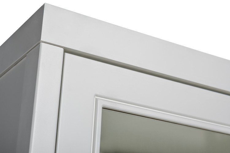 Шкаф-витрина 1 стеклянный фасад с тумбой прикроватной с 2-мя ящиками (TT-00016860)