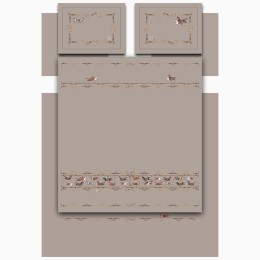Кпб,king size,"passage"капучино,сатин,хлопок 100%,п.240х260-1шт,пр.260х260-1шт,н.50х70-2шт/70х70-2шт Lefard (989-004-07)