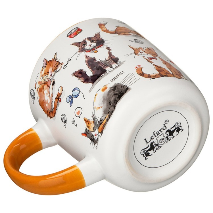 Кружка lefard 400мл "cats" 9.0*5.6*9.3cm, разноцветный Lefard (260-1023-11)