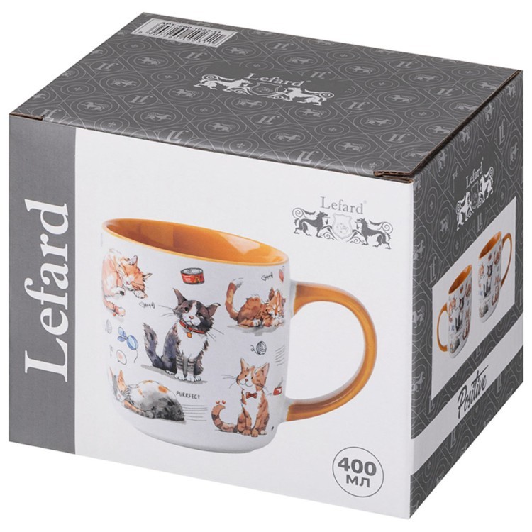 Кружка lefard 400мл "cats" 9.0*5.6*9.3cm, разноцветный Lefard (260-1023-11)
