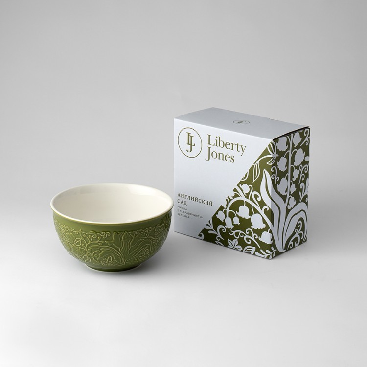 Миска english gardens, 2 л, травянисто-зеленая (80577)
