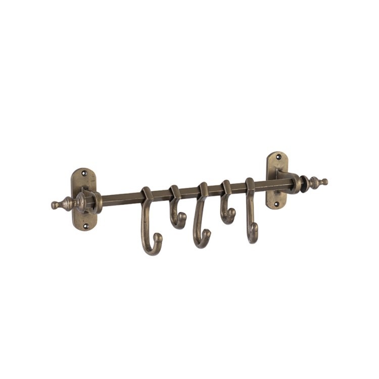 Вешалка 25112-58/BA, металл, brass antique, ROOMERS FURNITURE