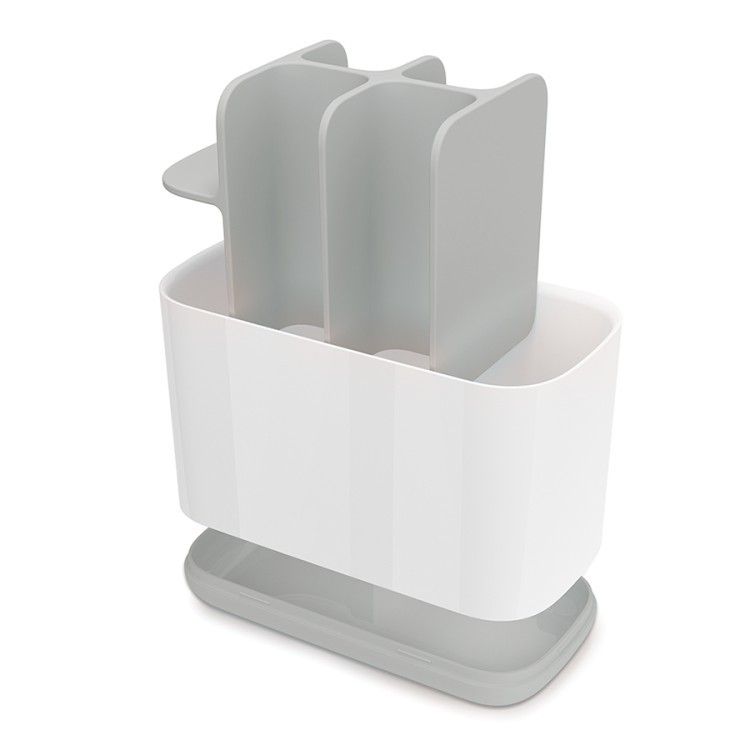 Органайзер для зубных щеток easystore, 13х9,5х17,5 см, бело-серый (61472)