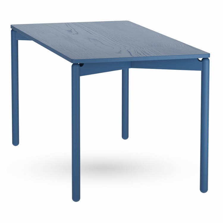 Стол обеденный saga, 75х150 см, синий (76385)