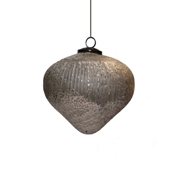 Новогодняя игрушка G19538, стекло, silver/gold, ROOMERS FURNITURE