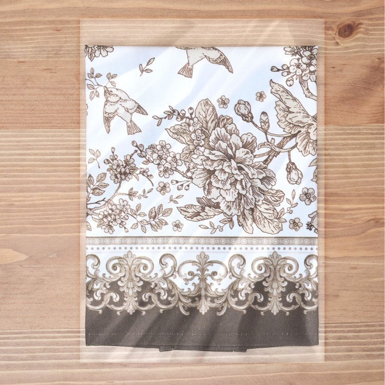 Фартук "royal garden", 60х70см ,100% хлопок,белый ,твил,пропитка (850-754-7) 