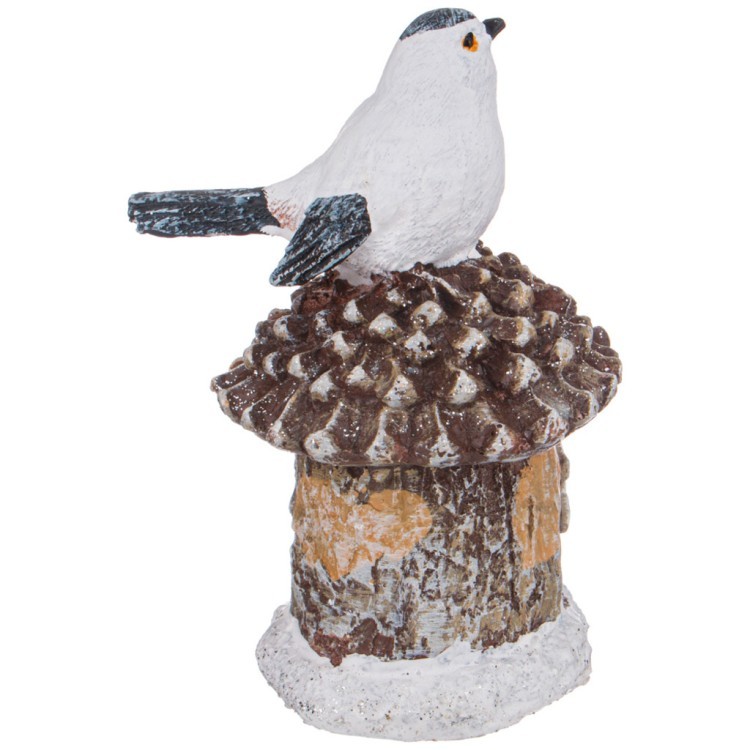 Фигурка декоративная "птичка на домике " высота=14см Lefard (169-706)
