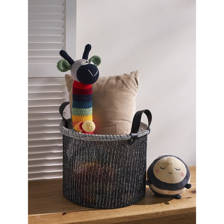 Корзина для хранения sustainable collection, D32х28 см, черная (77678) Корзина для хранения sustainable collection, D32х28 см, черная (77678)