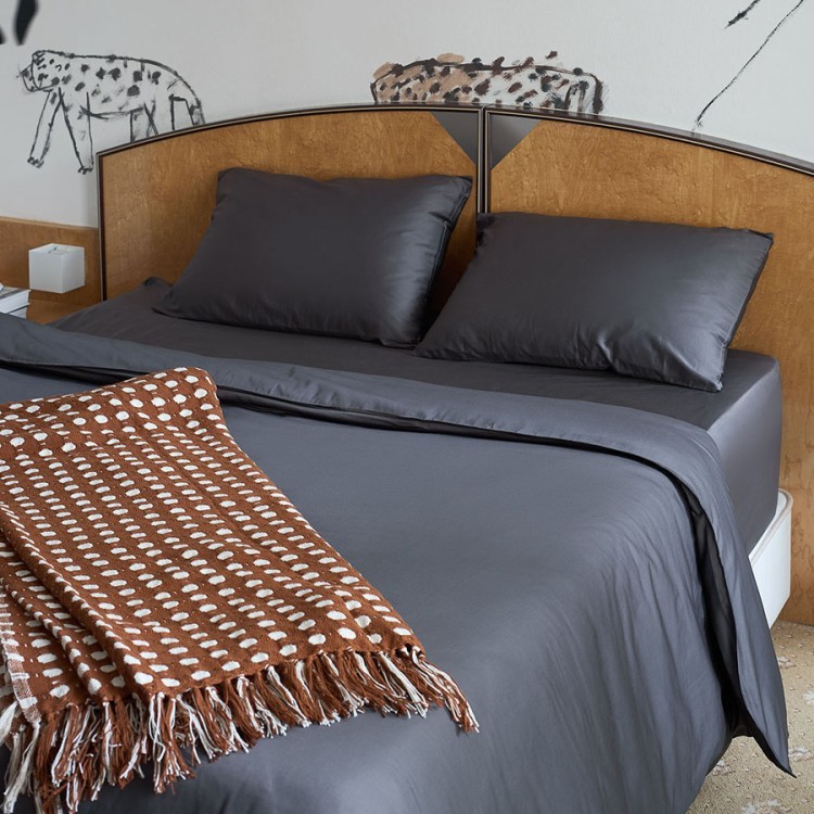 Покрывало из хлопка polka dots карамельного цвета из коллекции essential, 180х250 см (76959) Покрывало из хлопка polka dots карамельного цвета из коллекции essential, 180х250 см (76959)