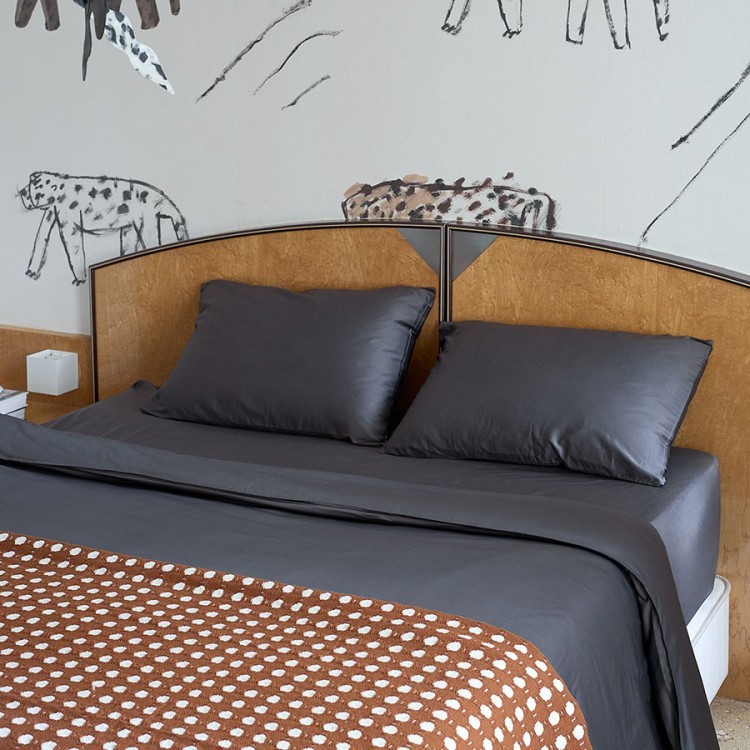 Покрывало из хлопка polka dots карамельного цвета из коллекции essential, 180х250 см (76959) Покрывало из хлопка polka dots карамельного цвета из коллекции essential, 180х250 см (76959)