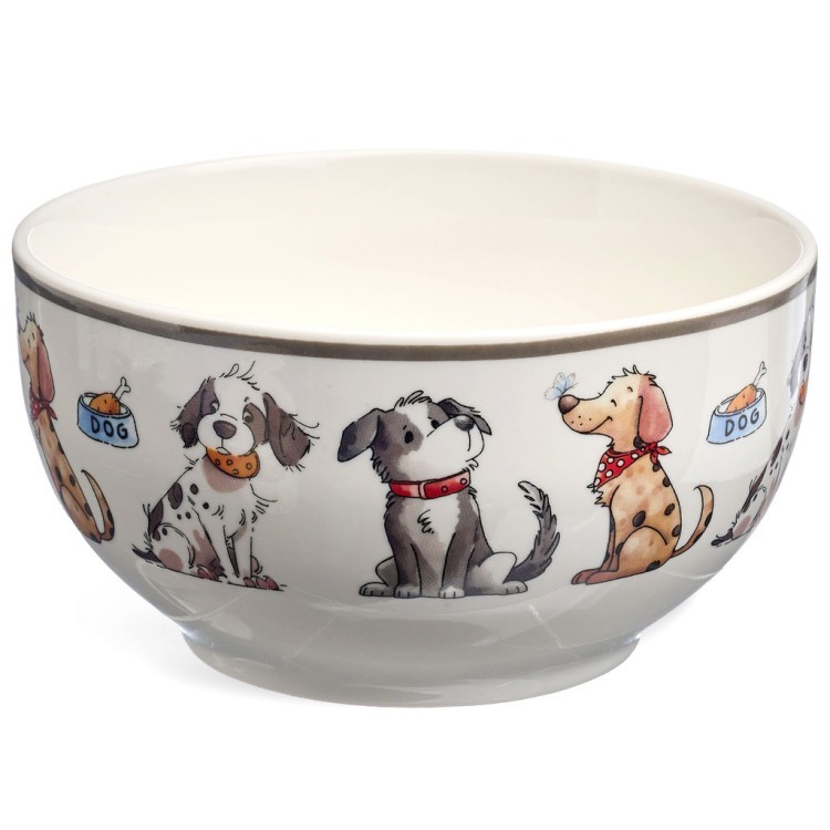 Набор для завтрака lefard "dogs", 2 пр.: салатник 500мл, кружка 345мл Lefard (260-1055)