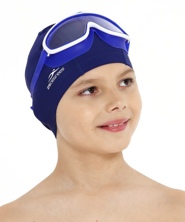 Шапочка для плавания Comfo Blue, полиэстер, детский (783476)