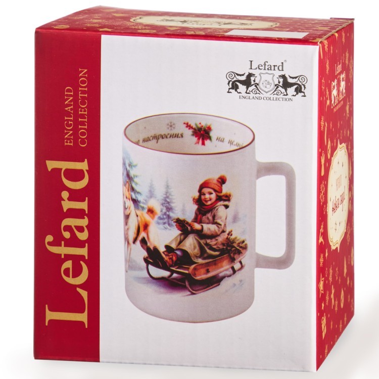Кружка lefard "хорошего настроения на целый год" 400мл Lefard (260-1069)