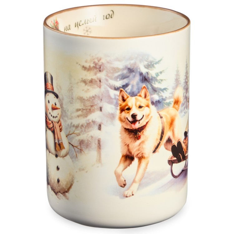 Кружка lefard "хорошего настроения на целый год" 400мл Lefard (260-1069)