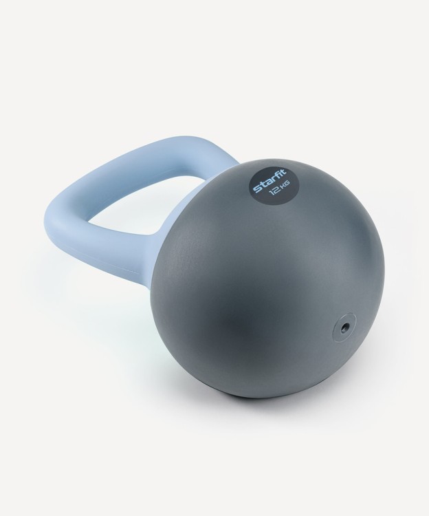 БЕЗ УПАКОВКИ Гиря мягкая STARFIT DB-601, 12 кг, холодный синий/темно-серый (2127725) БЕЗ УПАКОВКИ Гиря мягкая STARFIT DB-601, 12 кг, холодный синий/темно-серый (2127725)