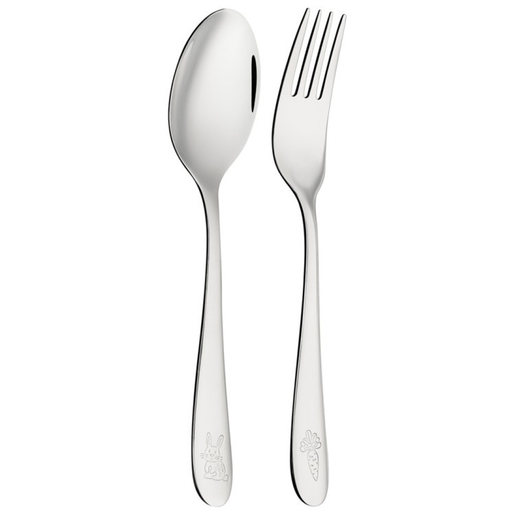 Набор детских столовых приборов zoo agness 2 пр Agness (1000-031)