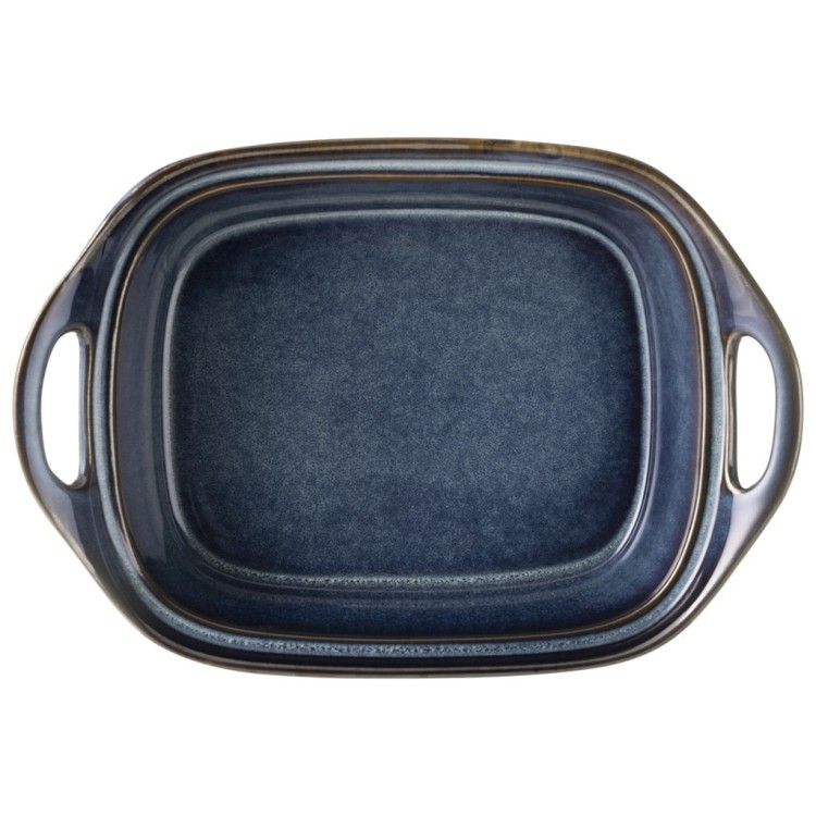 Форма для запекания с крышкой reactive blue 33*23*9,5/13 см 2000 мл Agness (780-146)