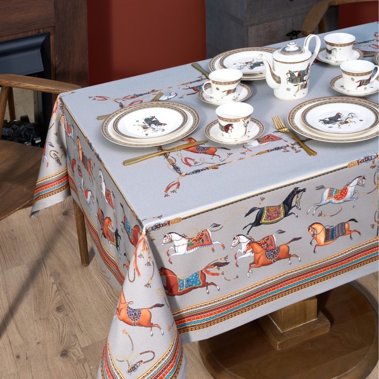 Скатерть "passage" 140х180см ,серый, 100% хлопок,твил c пропиткой Lefard (850-761-2)