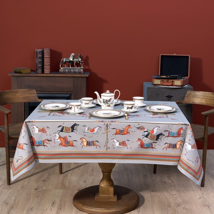 Скатерть "passage" 140х180см ,серый, 100% хлопок,твил c пропиткой Lefard (850-761-2)