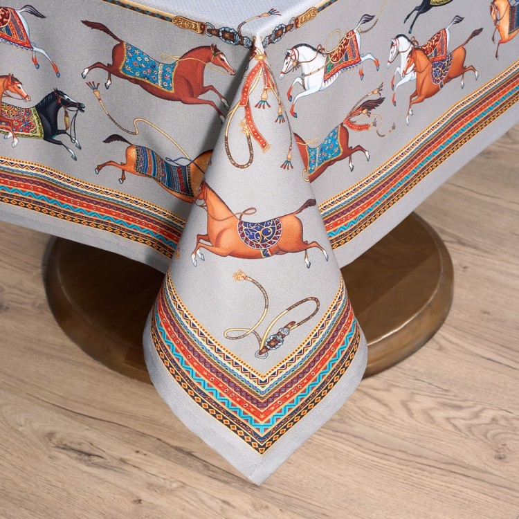 Скатерть "passage" 140х180см ,серый, 100% хлопок,твил c пропиткой Lefard (850-761-2)