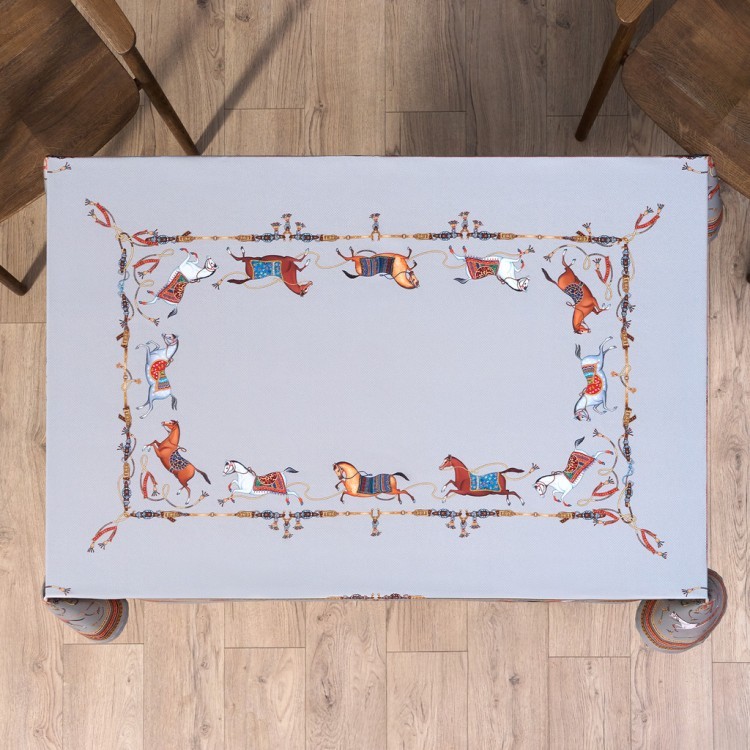 Скатерть "passage" 140х180см ,серый, 100% хлопок,твил c пропиткой Lefard (850-761-2)