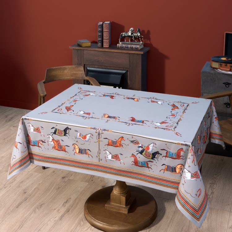 Скатерть "passage" 140х180см ,серый, 100% хлопок,твил c пропиткой Lefard (850-761-2)