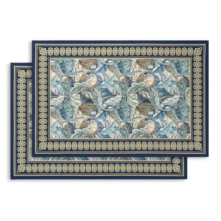 Набор 2 шт полотенце "листья морриса" gold stripe 40х60см, 100% хлопок,твил 850-752-6 Lefard (850-752-6)