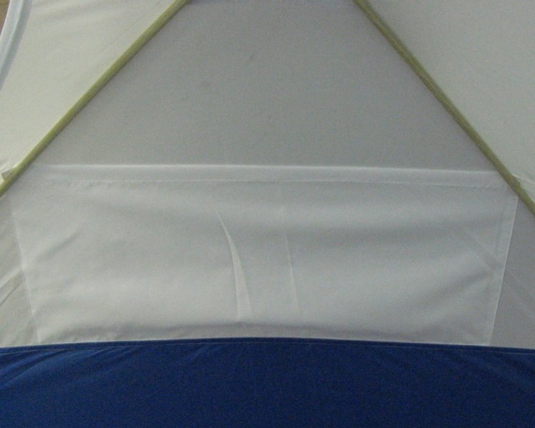 Зимняя палатка куб Следопыт 1,8*1,8 м Oxford 240D PU 2000 PF-TW-02/04 (белый/оранжевый) (55064)