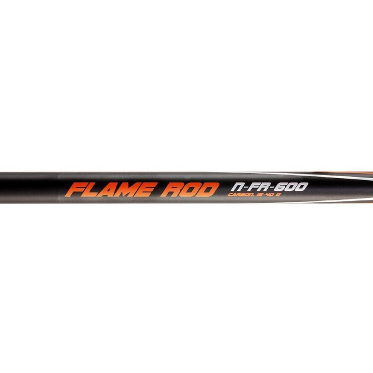 Удилище маховое Nisus Flame Rod carbon 6м (15-40г) без колец N-FR-600 (72703)