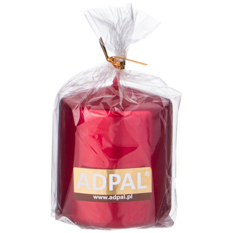 Свеча adpal столбик 7/5,8см красный Adpal (348-872)