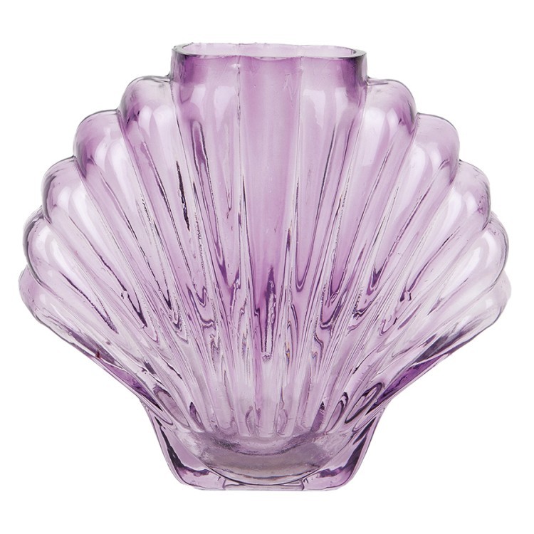 Ваза для цветов seashell, 18,5 см, лиловая (78574) Ваза для цветов seashell, 18,5 см, лиловая (78574)