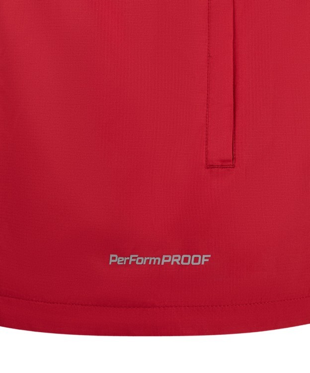 Куртка ветрозащитная JOGEL DIVISION PerFormPROOF Shower Jacket, красный (2120758)