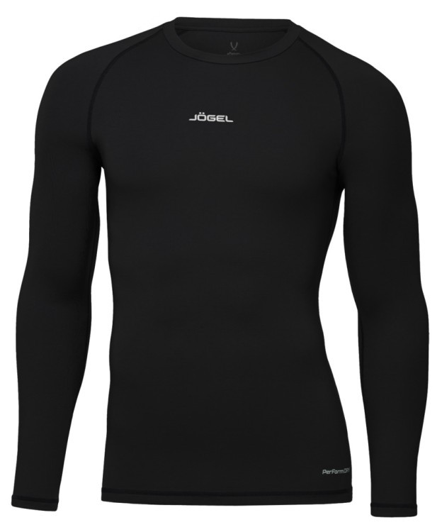 Футболка компрессионная с длинным рукавом JÖGEL CAMP PerFormDRY Baselayer LS Tee, черный (2128932)