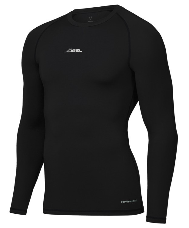 Футболка компрессионная с длинным рукавом JÖGEL CAMP PerFormDRY Baselayer LS Tee, черный (2128932)