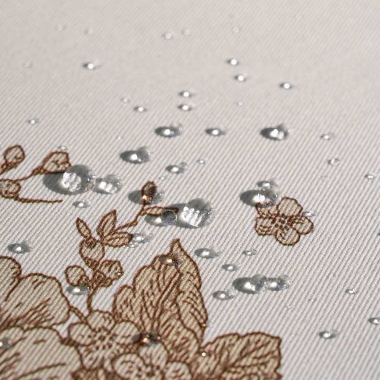 Скатерть круглая "rich garden" 190 см,белый ,100% хлопок ,твил с пропиткой Lefard (850-754-23)