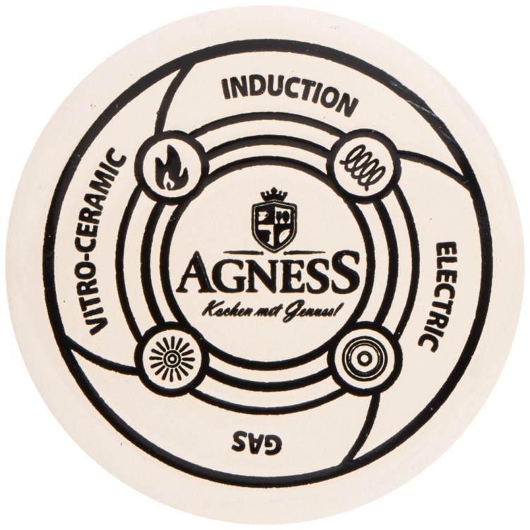 Чайник agness эмалированный, серия тюдор 1,0л Agness (950-322)