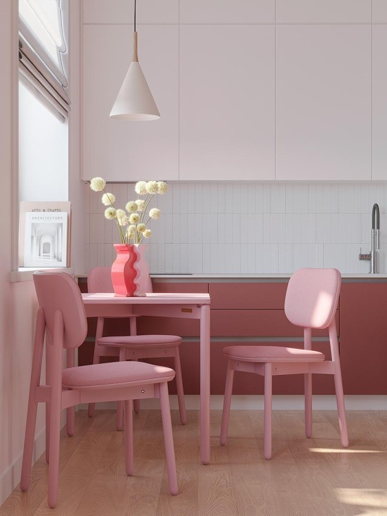 Набор из 2-х ваз love puzzle, 25 см, красная/розовая (79168)